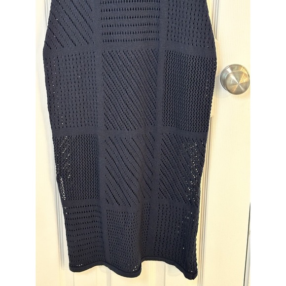 Worthington Women's Sleeveless Midi Sweater Dress Size XS Navy Blue NWT‎ - Picture 6 of 16